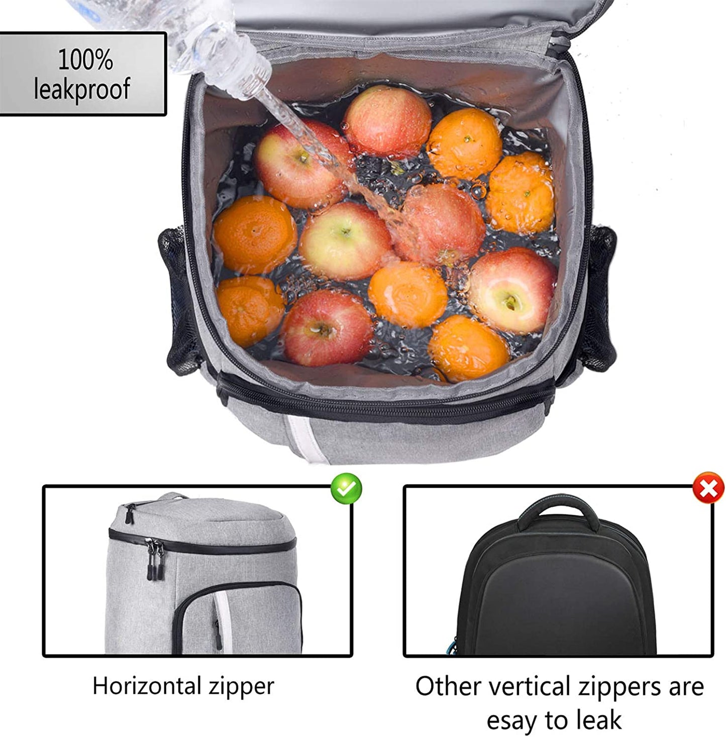 Insulated Waterproof Backpack Cooler Bag